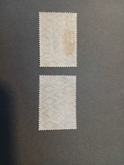 Kiautschou 41 (Pair) 1.50 Dollar Yacht MLH / Very Fine Watermark!!! Rare!!!