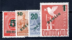 BERLIN 1949 64-67 ** MNH SET signed SCHLEGEL BPP (F7532