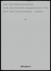 GERMANY FOLDER 1993/10 POST NEUE POSTLEITZAHLEN PLZ