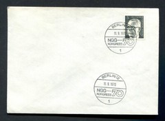 Germany – Berlin : Cover from Berlin – fancy cancels 11.9.1970 – CTO