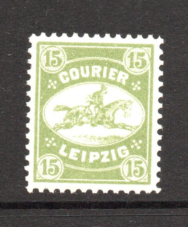 Germany Leipzig 1800s 15p Local Post Mint NH – S61259