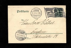German Empire 1904, Machine Cancel “ Hall “ Crystal Clear (#6689)
