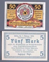GERMANY Russia 1919-23/34 ZEPPELIN Motiv Emergency Money Banknotes Collection