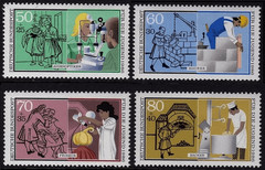 Germany 1986 Youth Welfare/Trades set MNH