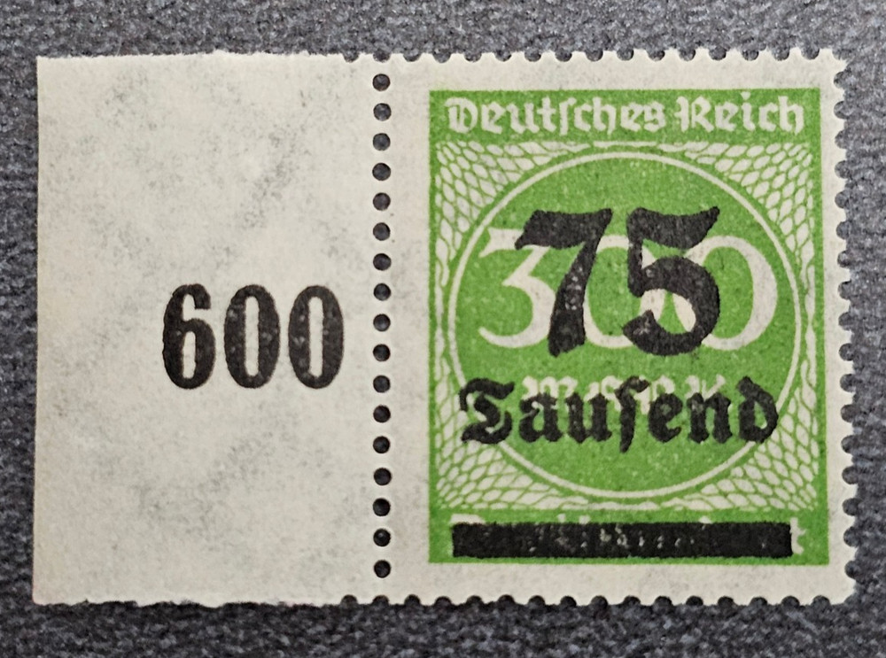 Stamp Germany Deutsches Reich 75 000 Mark 1923 Mi. Nr. 286 [🇩🇪37423]
