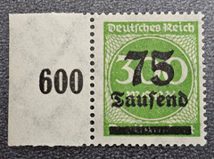 Stamp Germany Deutsches Reich 75 000 Mark 1923 Mi. Nr. 286 [🇩🇪37423]