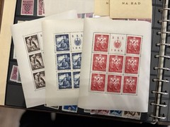GERMANY – Croatia WW2 Big Collection Of BOBs and Souv. Sheets, Mint H and Used