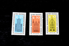 EAST GERMANY 1962-63 LEIPZIG FAIR S626-627 USED + S 643-645 MNH + S 641 USED