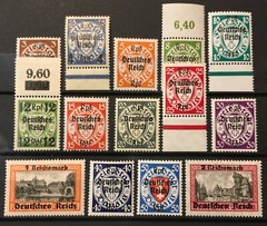 Germany 3rd Reich Danzig 1939 Mi 716-729 Sc 241-54 MNH „CERTIFIED SCHLEGEL BPP“