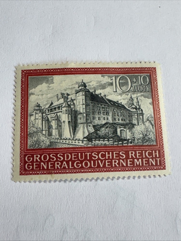Germany Poland General Gov’t Sc NB41 1944 WWII War Cracow ( Lot12 File 160)