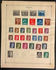 Germany, DDR, & German States Stamp Collection Album Pages Mint & Used ZAYIX