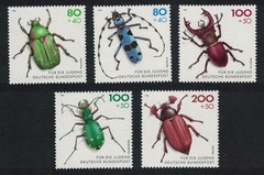 Germany Beetles 5v 1993 MNH SG#2511-2515 MI#1666-1670