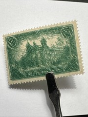 1920 Germany 1.25 Deutschmark Mi Nr 113 MNH Signed WMK Error Printed Old Stamp