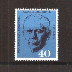 [D6024] BRD, Germany, 1960, MNH** George. C. Marshall, American Military