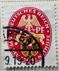 Germany Lot of 12 City Seals 1925-29 SC Range B12-B30 Semi-Postal CXL’d