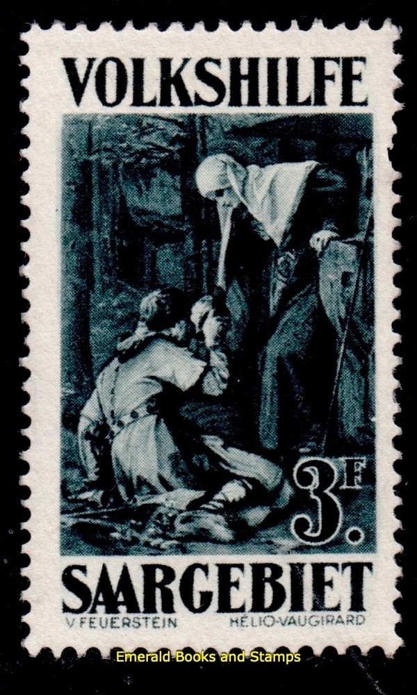 EBS Germany SAAR 1929 – Welfare – Paintings (II) – Michel 140 – MH* – cv $17