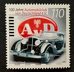 Travelstamps: 1999 Germany Stamp Sc 2035 Centenary German Automobile Club MNH OG