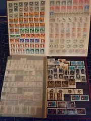 Berlin 1960 – 1990 **/canceled surcharge stamps, stock items, ~2000 pcs.