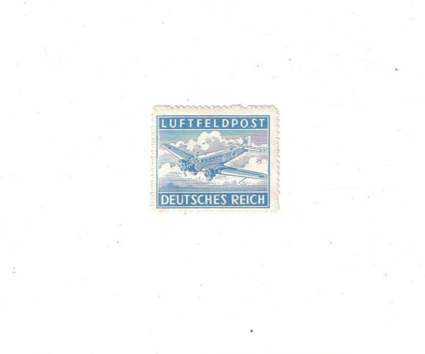 1940’S WWII LUFTFELDPOST DEUTSCHES REICH GERMANY MILITARY AIRMAIL STAMP LH