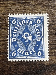Germany SC Deutsches Reich Mark Post Horn 1922 Used Actual Stamp TKS1508*