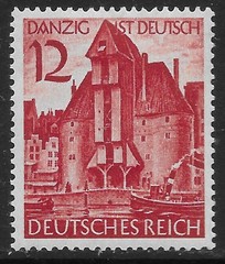 1939 GERMANY Sc#493 Mi#715🔥MNH**OG VF🔥The Krantor, DANZIG🔥Architecture