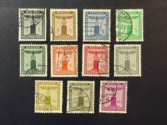 Germany # S1 – S11 Used 2024 Scott Catalogue Value $ 45.40