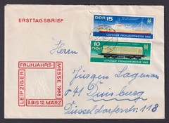 GERMANY 1968, Cover from Scleusingen Leipzig Spring Fair