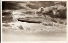 1930 Germany Graf Zeppelin LZ 127 Real Picture Postcard Cover to France Paris