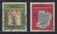 WEST GERMANY 1953 IFRABA set of 2 SG 1097-1098 Used (CV £70)