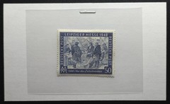 Germany – 1948 Scott 10N20 Leipzig Fair Vor den Zollschranken 50pf Blue – Stamp