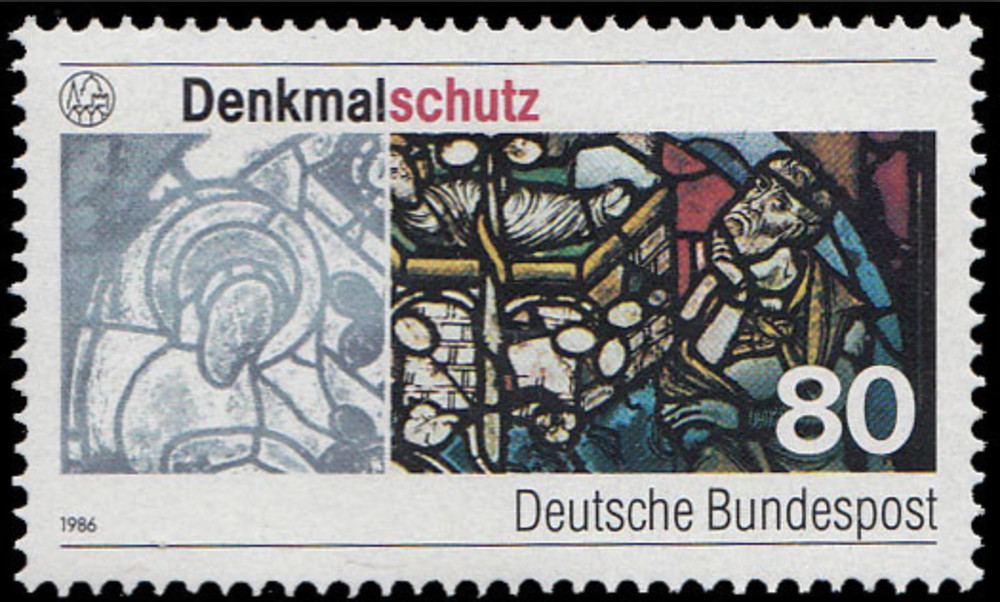 BRD FRG #Mi1291 MNH 1986 Pollution Damage Stained Glass Window [1468]