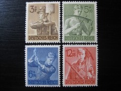 THIRD REICH 1943 mint National Labor Service stamp set!