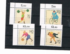 1991 MiNr. 1499 – 1502 ** Mint from the corner margin