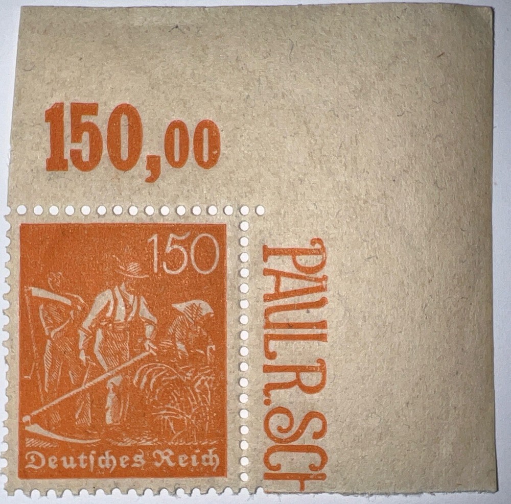 Travelstamps: 1922 Germany DR Deutsches Reich 150pf Stamp Scott #175 MNH OG