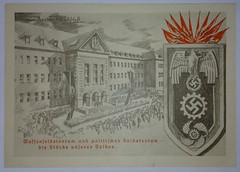 1941 3rd Reich scarce private postal stationery 2 special Berlin post marks card