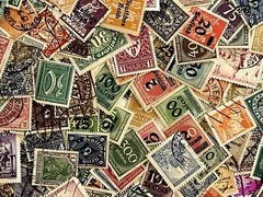 Nazi German HUGE stamp lot 500 pieces Authentic THIRD REICH WWII WW2 era stamps!