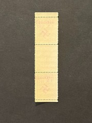 SUDETENLAND WWII Local ovpt KARLSBAD 50 h. gutter pair MNH /s4 #726
