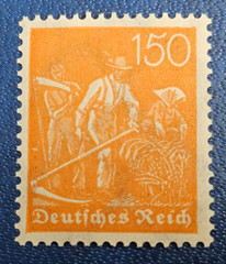Stamp Germany Deutsches Reich 150 Pfennig 1921 Mi. Nr. 189 WZ 2 [🇩🇪36148]