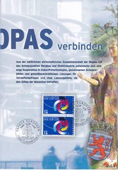 Germany 1997 SAAR-LOR-LUX Erinnerungsblatt FDC VGC