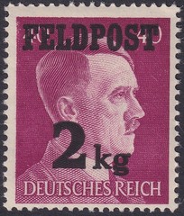 Stamp Germany Feldpost Mi 1-4B Sc MC1-4 1942 WW2 Military Set MNH