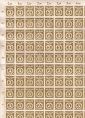 Stamp Germany Mi 830 Sc B217 Sheet 1943 WWII War Nuremburg War Era MNH F