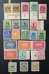 🇩🇪Germany 22 Stamps 1923 WW1 includ 200 Millionen Mrak Hyperinflation MNH MH