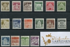 Berlin MNH 270 – 285 Clean Mint Set German Buildings 1966