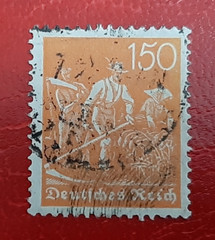 Germany Stamps Deutsches Reich 150 Pfennig INFLA Mi. Nr. 189 (21003)