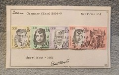Germany East B106-9 DDR Sport Issue 1963 Set