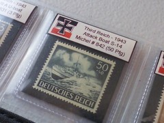 Nazi History Album *with COA* – Kriegsmarine Stamps of WW2 Third Reich, Germany