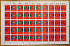 50 x Sheet No. 599 Luxus Stamp Mint Never Hinged Form Number 2 BRD 1969