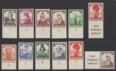 Germany Reich 1935 Charity Stamps – Costumes (12v) MNH