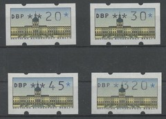 Germany Berlin 1987 ATM mix of low and high values including control numbers MNH