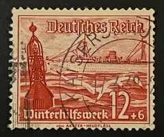 Travelstamps: 1937 Germany Stamps Scott #B112 Winter Relief Used Handstamped